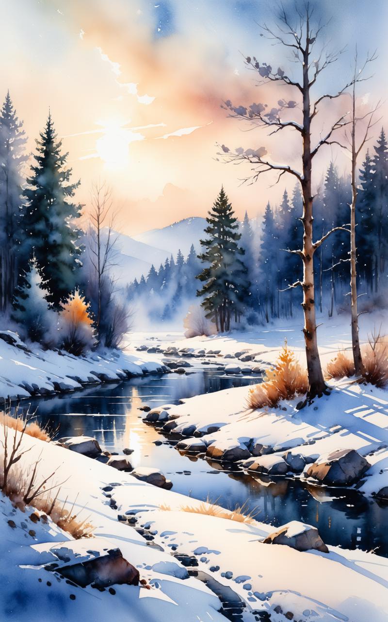 03917-495570096-Greg Rutkowski inspired watercolor winter landscape, captivates with sharp focus, intricate details, capturing a serene winter m.png